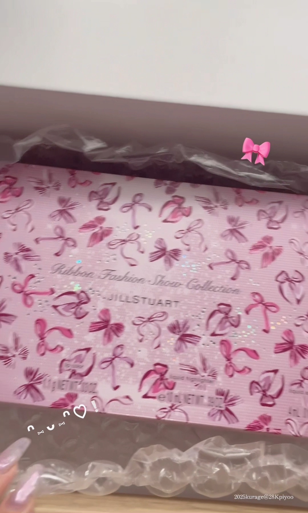 ジルスチュアート　リボンファッションショー コレクション/JILL STUART/メイクアップキットを使ったクチコミ（1枚目）
