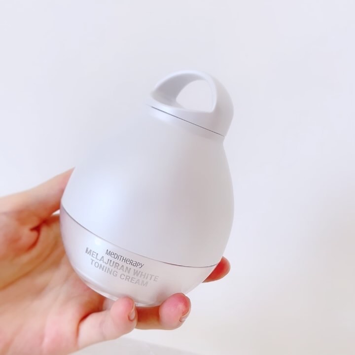 メラジュランホワイトトーニングクリーム&EMS美顔器/MEDITHERAPY/その他スキンケアを使ったクチコミ（2枚目）