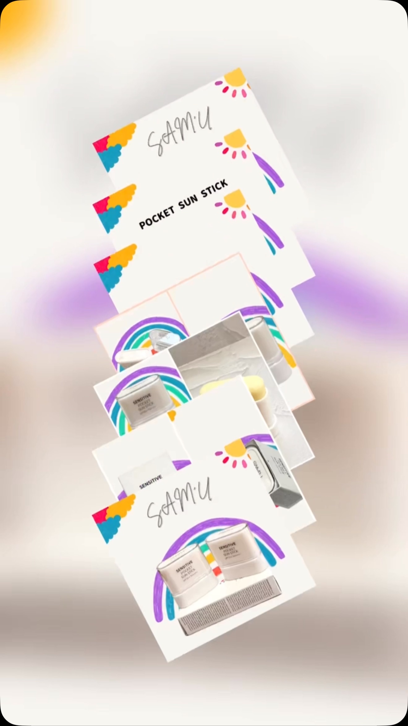 センシティブポケットサンスティック/SAM'U/日焼け止めスティックの動画クチコミ1つ目