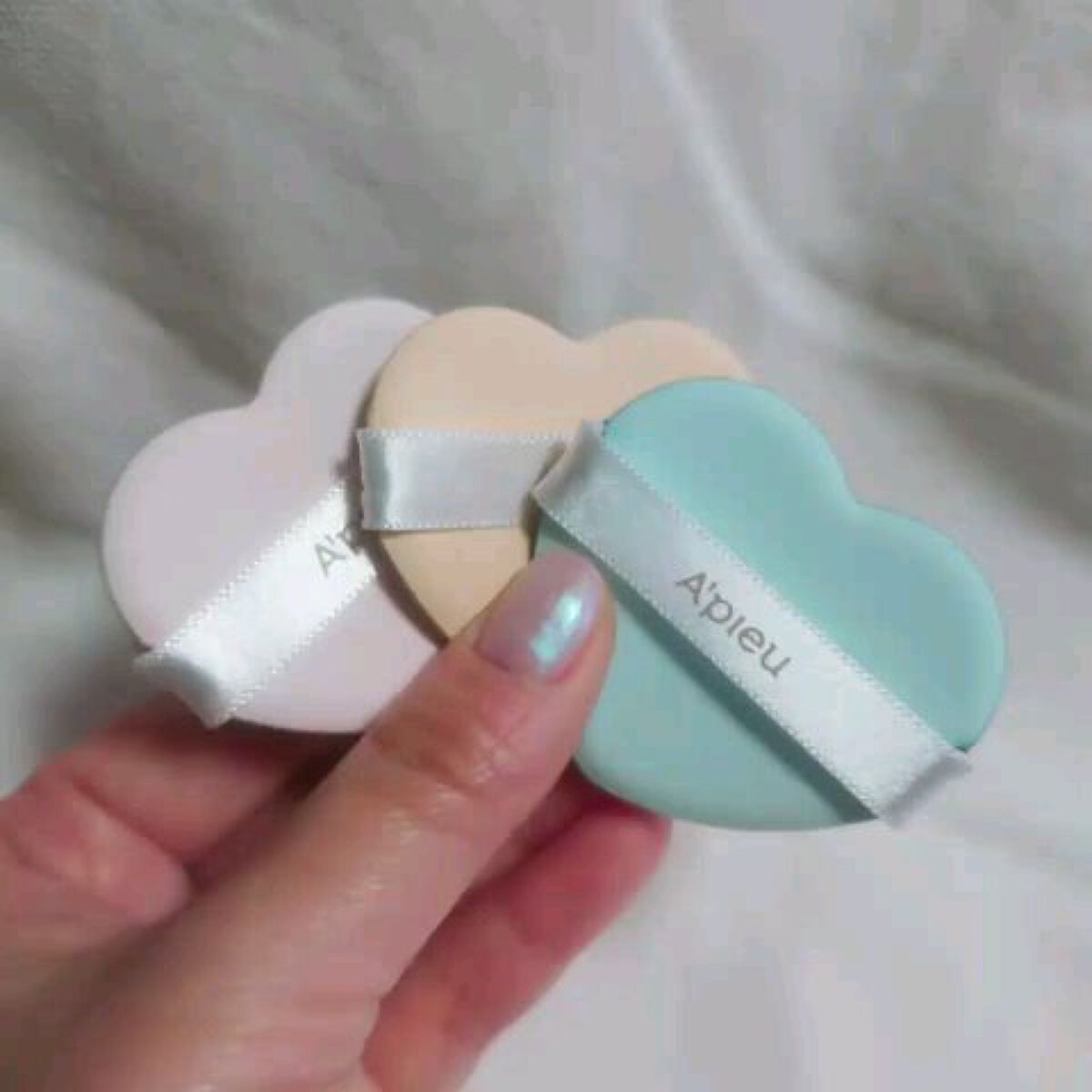 ハートパフ/A’pieu/パフ・スポンジの動画クチコミ3つ目