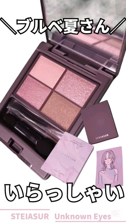 アンノウンアイズ/STEIASUR(ステイアシュール)/アイシャドウパレットの人気ショート動画