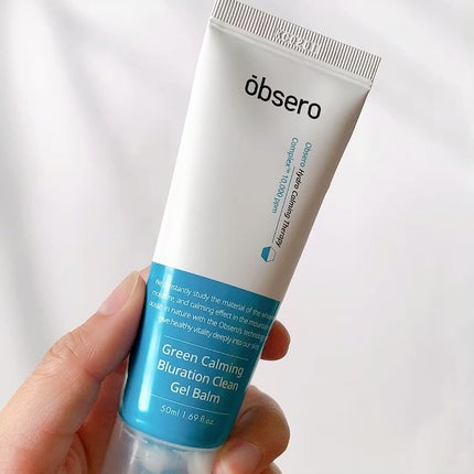 グリーンカーミングブルーレーションクリーンゲルバーム/obsero/フェイスクリームの人気ショート動画