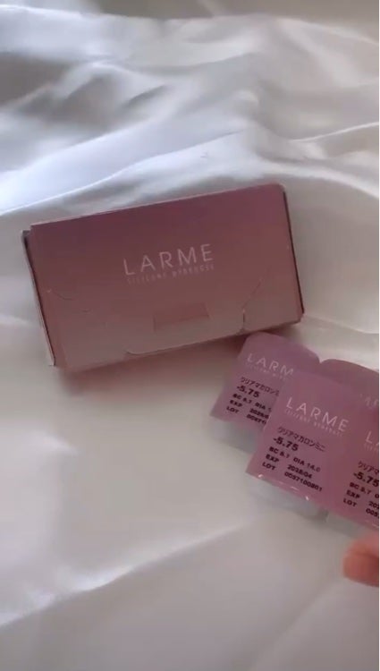 シリコーンハイドロゲルUV 2week/LARME/カラーコンタクトレンズを使ったクチコミ(3枚目)