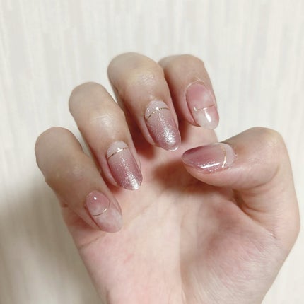 セミキュアジェルネイル(ハンド)/ohora/ネイルシールの人気ショート動画