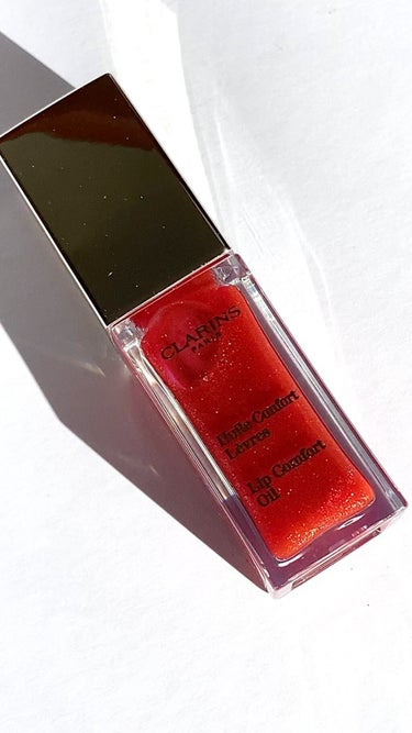 コンフォート リップオイル  09 red berry glam（限定） /CLARINS/リップグロスを使ったクチコミ（1枚目）