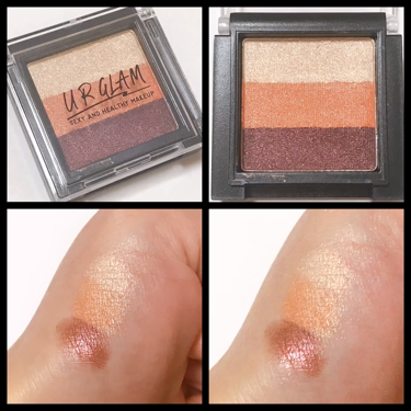 UR GLAM　GRADATION EYESHADOW/U R GLAM/アイシャドウパレットを使ったクチコミ（3枚目）