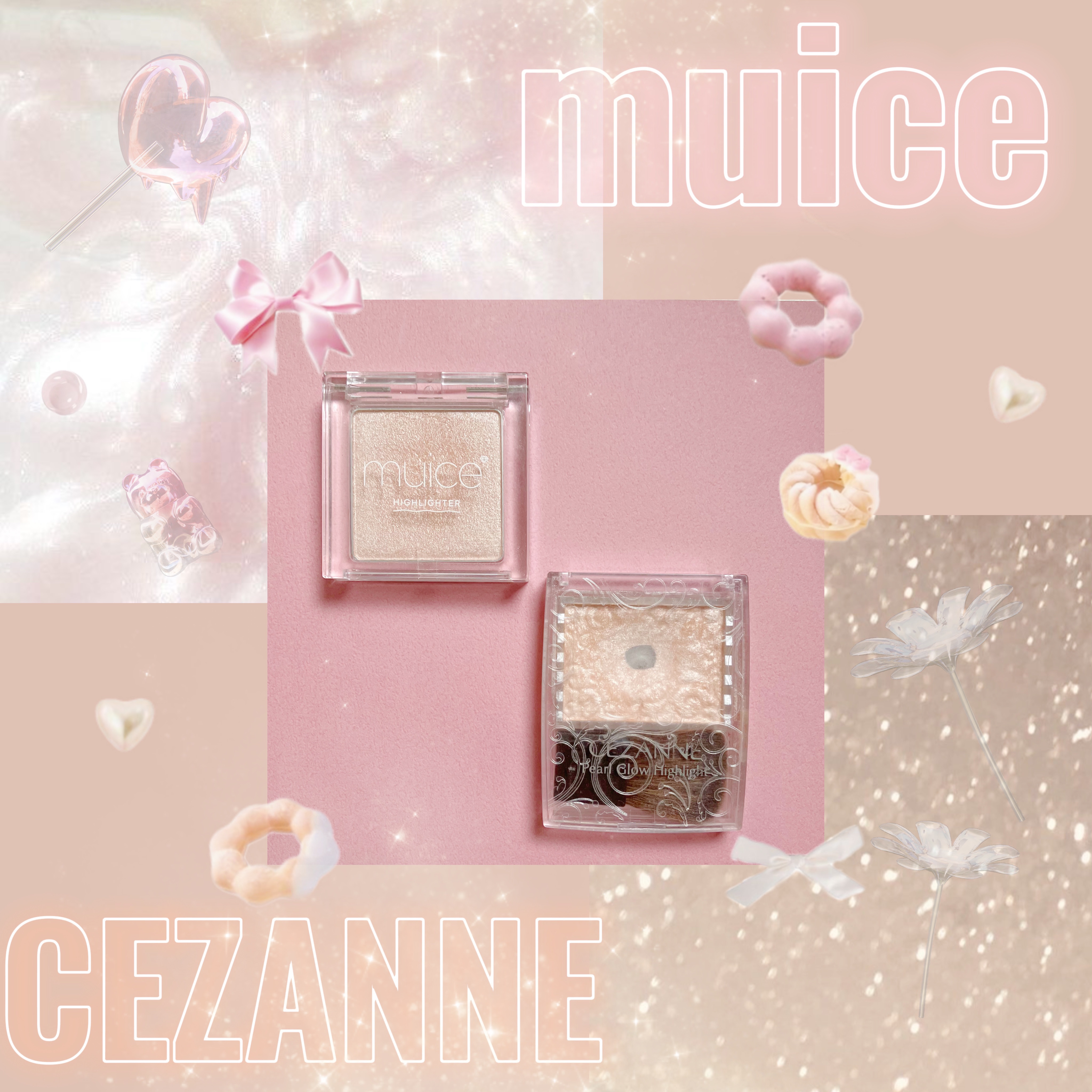 パールグロウハイライト/CEZANNE/パウダーハイライトを使ったクチコミ（1枚目）