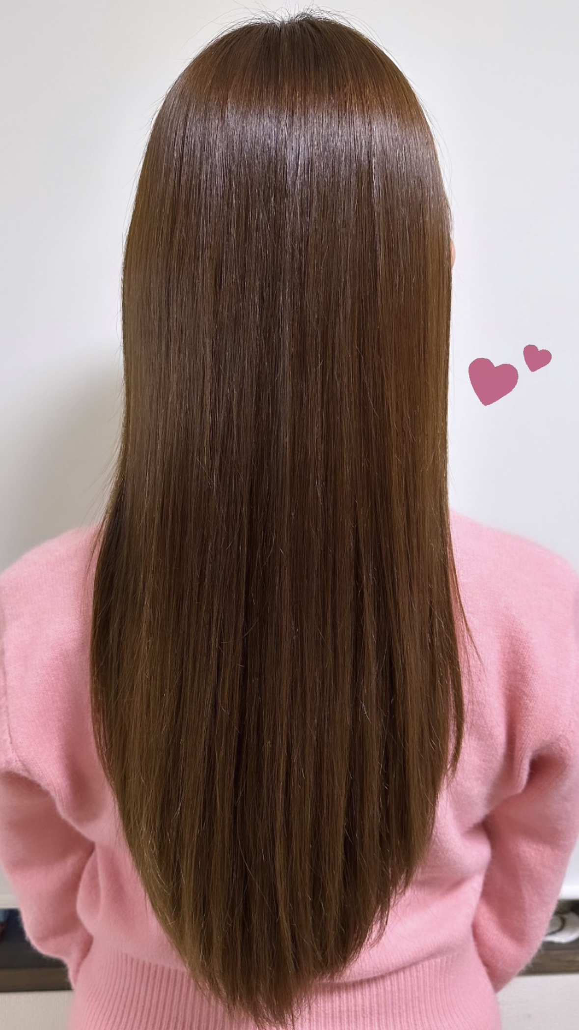 オイルストレートで髪がツルツルになって嬉しい！
私は年に1回かけてます🤍
メイクと肌と髪の調子が良いと気分が上がります🥰💓



#オイルストレート#艶髪#美髪#ヘアケア#髪質改善#ロングヘア
