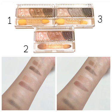 トーンアップアイシャドウ 07 レッドブラウン/CEZANNE/アイシャドウパレットを使ったクチコミ（3枚目）