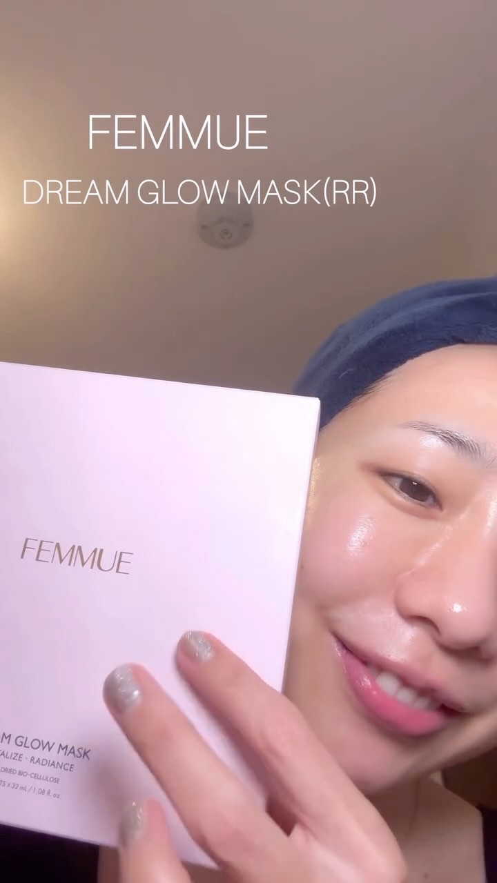 ドリームグロウマスク RR(透明感・キメ)/FEMMUE/シートマスク・パックの人気ショート動画