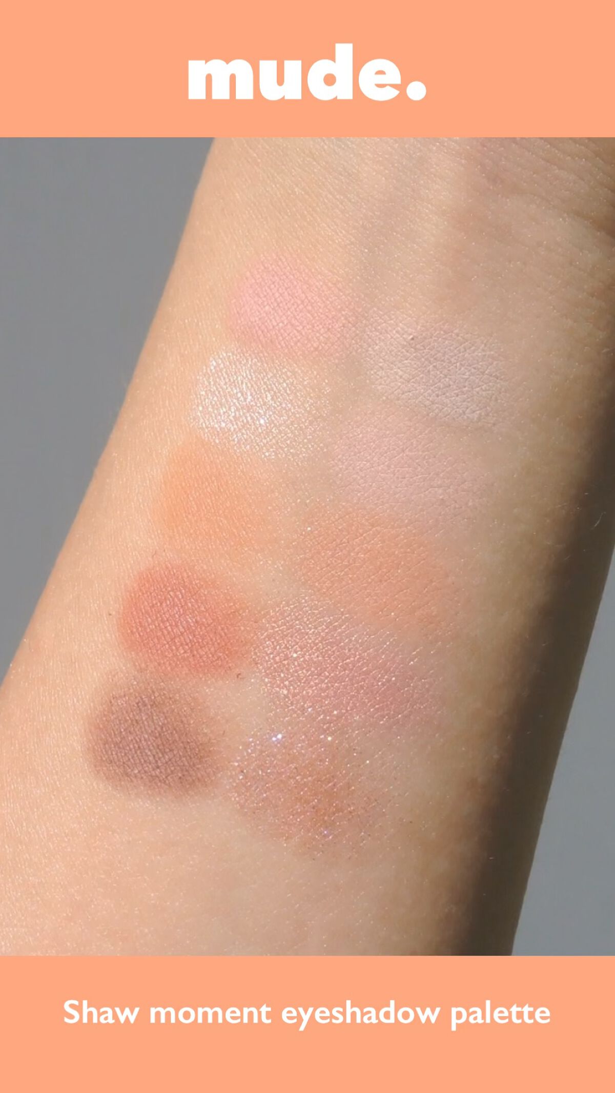 MDショールモーメント アイシャドウパレット/mude./アイシャドウパレットを使ったクチコミ（1枚目）