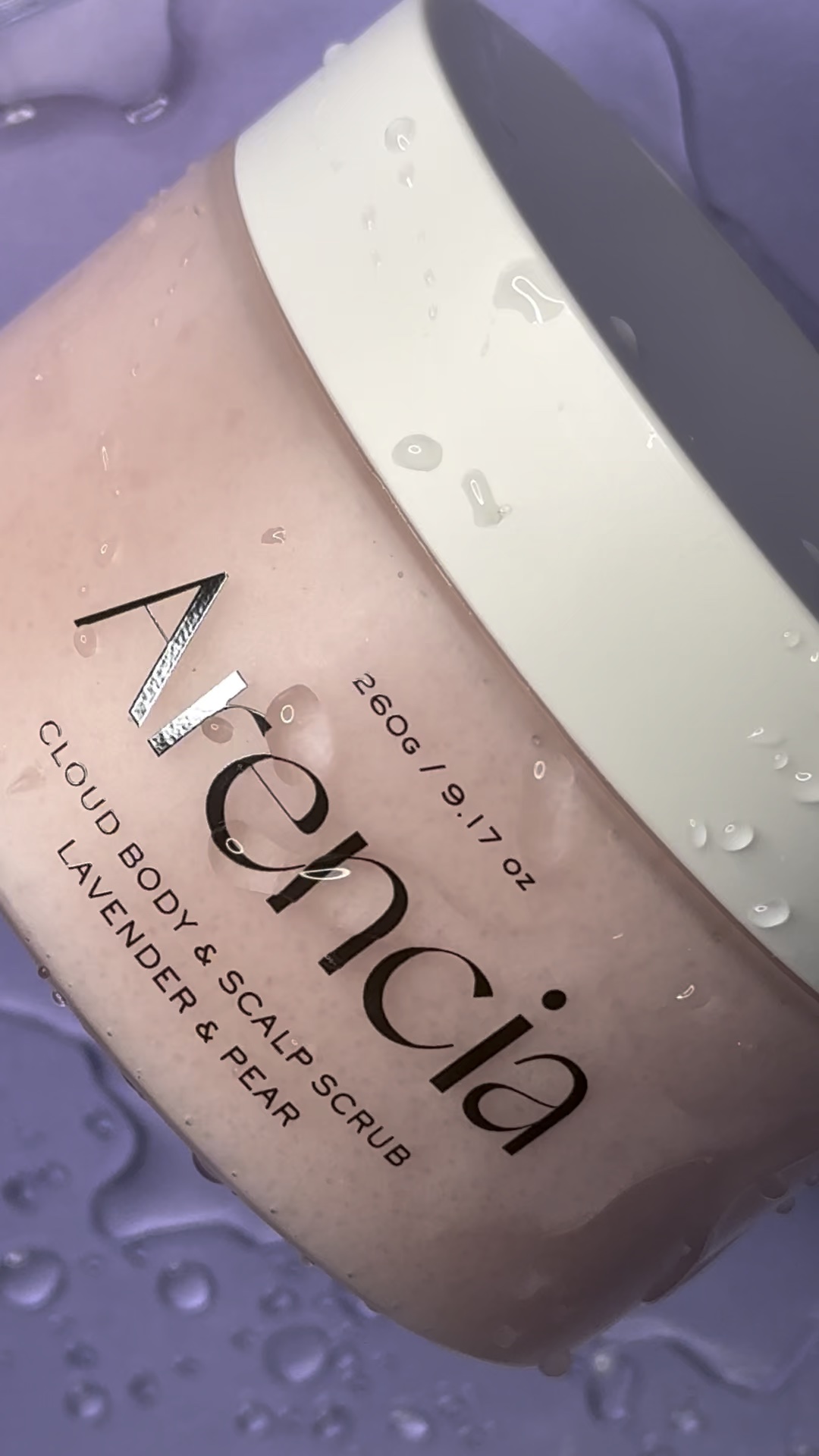 フレッシュクラウドスクラブ ラベンダー&ペア/アレンシア/ボディスクラブの動画クチコミ4つ目