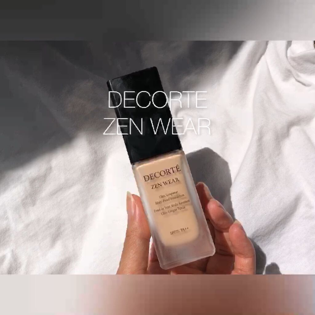 ゼン ウェア フルイド/DECORTÉ/リキッドファンデーションを使ったクチコミ（1枚目）