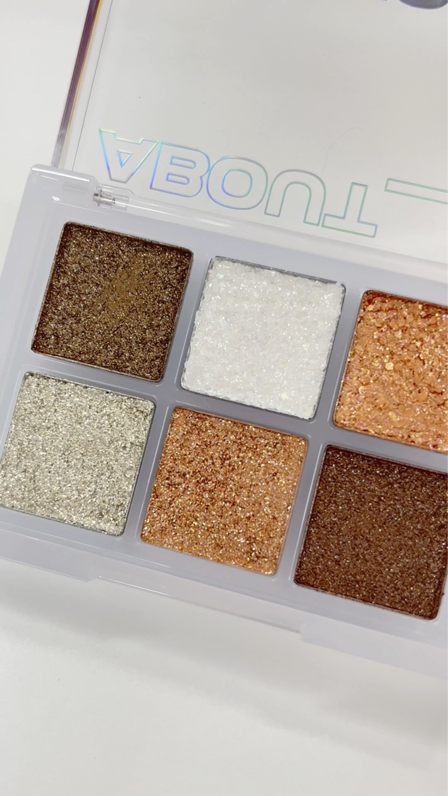 オーマイグリッターポップ/ABOUT TONE/アイシャドウパレットを使ったクチコミ（2枚目）