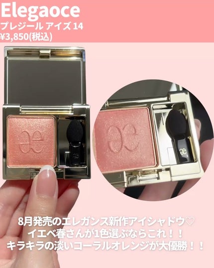 レヨン ジュレアイズ N/Elégance/ジェル・クリームアイシャドウを使ったクチコミ(2枚目)