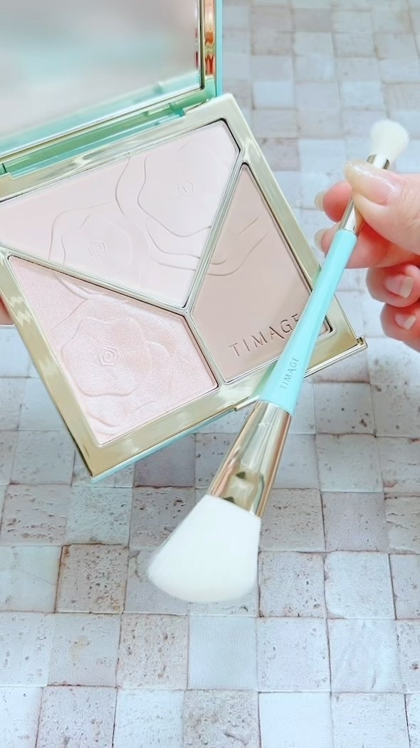 ハイライトシェーディングパレット/TIMAGE/パウダーハイライトの人気ショート動画