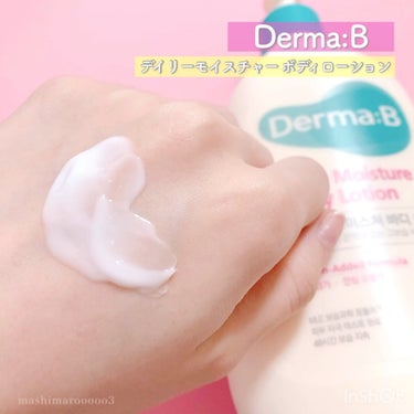 デイリーモイスチャーボディローション/Derma:B/ボディローションを使ったクチコミ（1枚目）