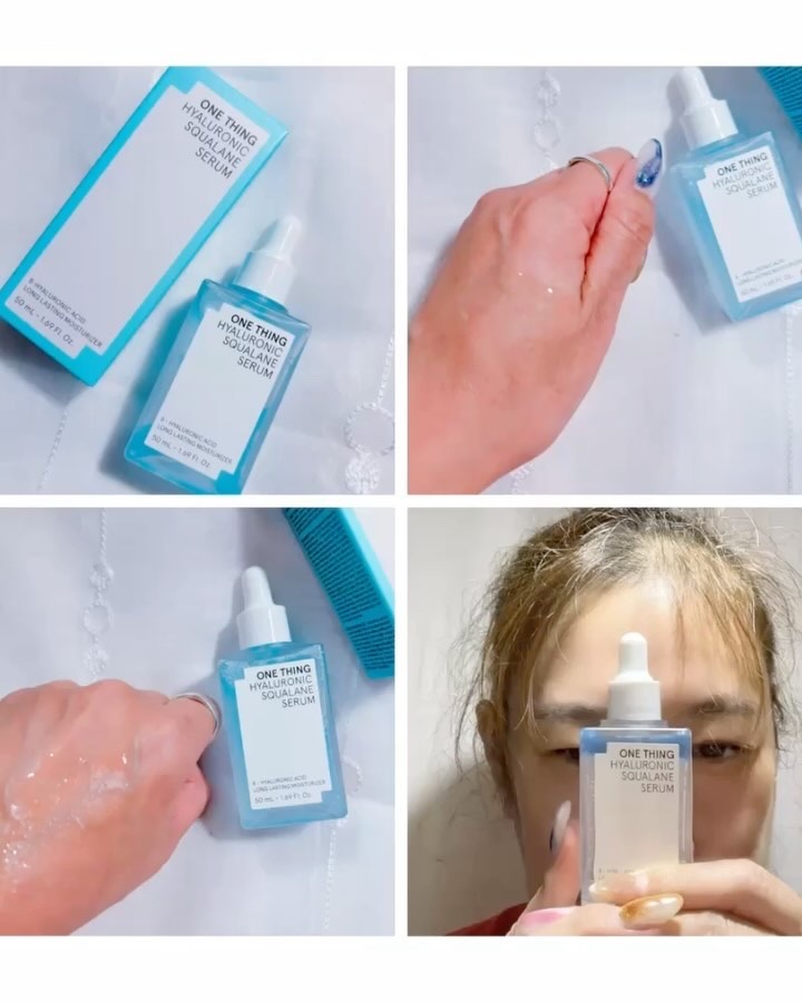 ヒアルロニックスクワランクリーム/ONE THING/フェイスクリームを使ったクチコミ（3枚目）