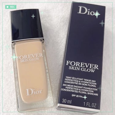 ディオールスキン フォーエヴァー フルイド グロウ/Dior/リキッドファンデーションを使ったクチコミ（1枚目）