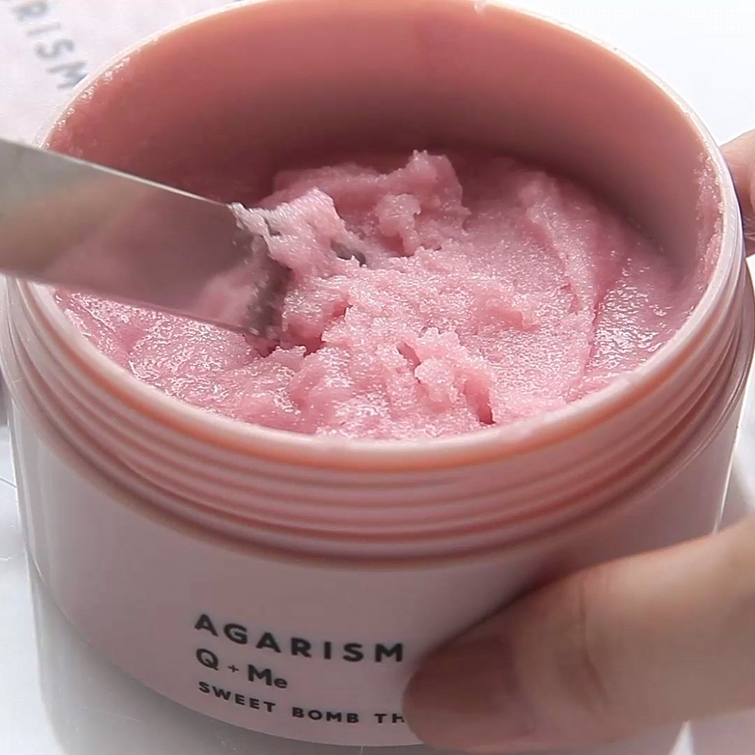 Q+Me スウィート ボム タラソ スクラブ/AGARISM/バストケア・ヒップケアを使ったクチコミ（3枚目）