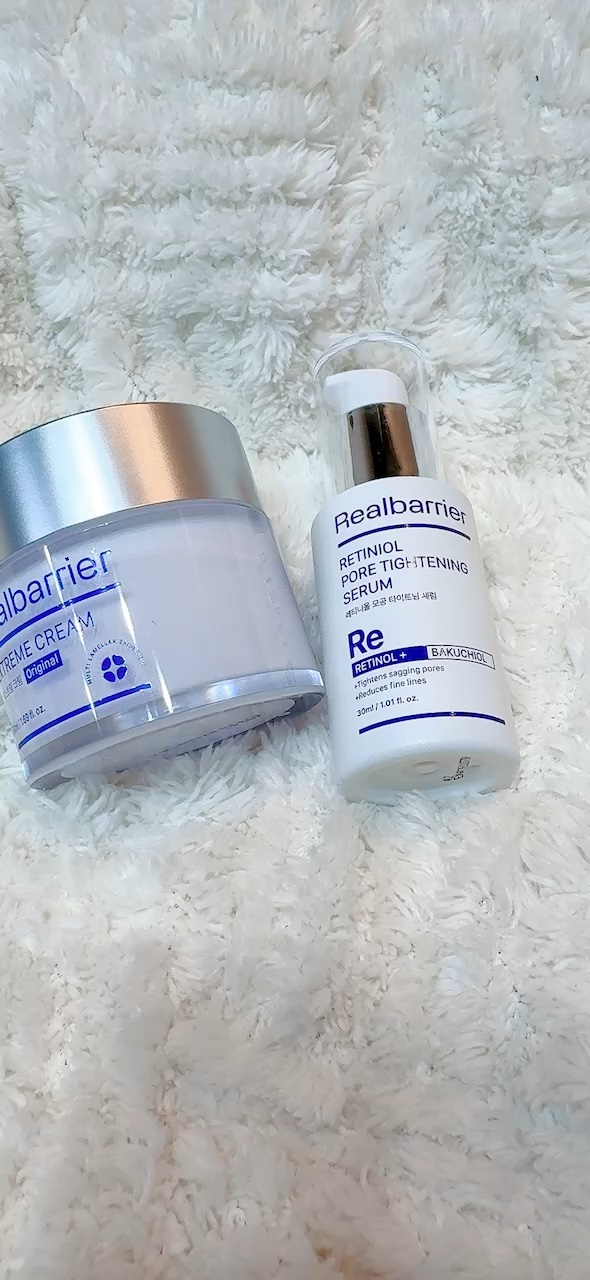 レチ二オールポアタイトニングセラム/Real Barrier/美容液の人気ショート動画