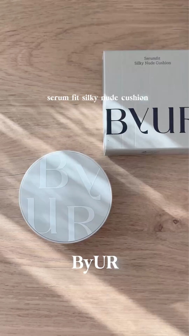 セラムフィット シルキーヌードクッション/ByUR/クッションファンデーションの人気ショート動画