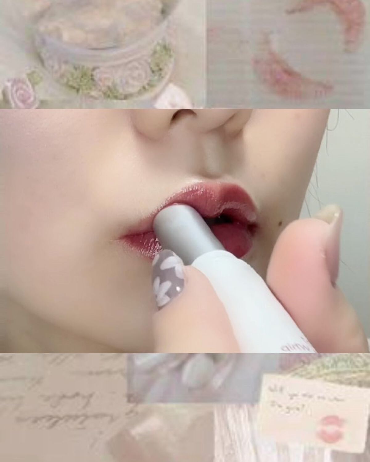 グラスティングメルティングバーム/rom&nd/リップバームを使ったクチコミ（2枚目）