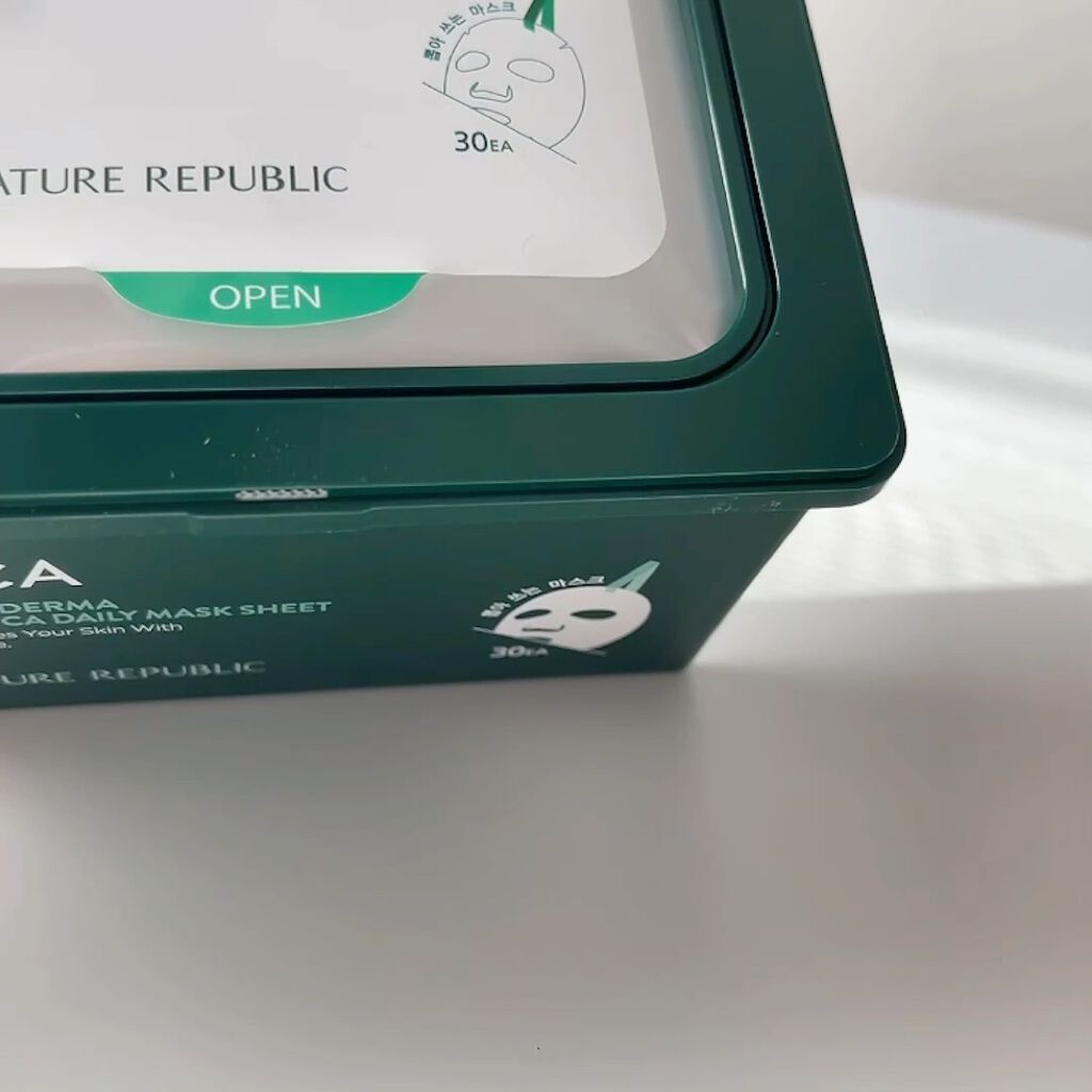 グリーンダーマCICA デイリーシートマスク/ネイチャーリパブリック/シートマスク・パックを使ったクチコミ（2枚目）