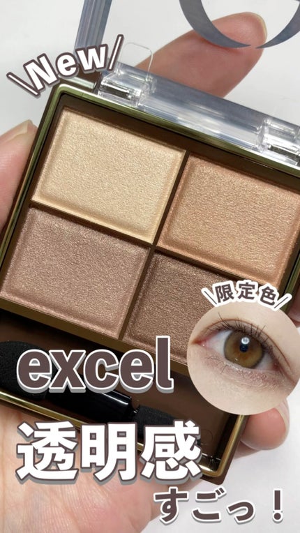 スキニーリッチシャドウ/excel/アイシャドウパレットの動画クチコミ3つ目