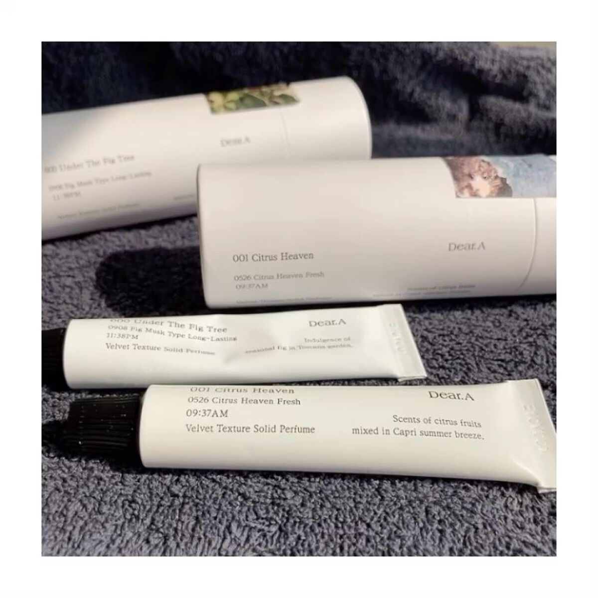 ベルベットテクスチャーソリッドパフューム/Dear.A/練り香水を使ったクチコミ（3枚目）