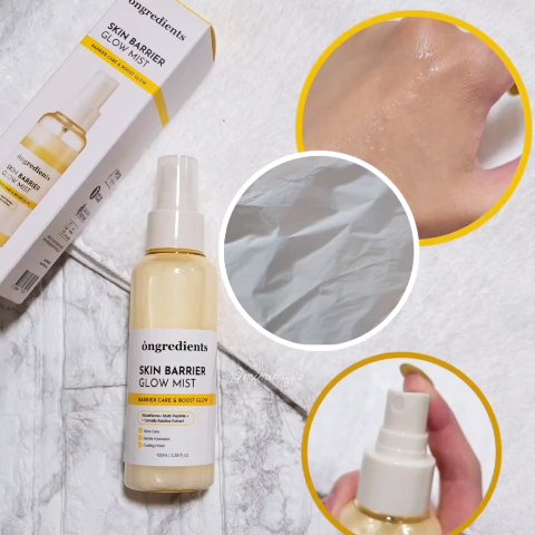 オングリディエンツ スキンバリアグローミスト/Ongredients/ミスト状化粧水を使ったクチコミ（1枚目）