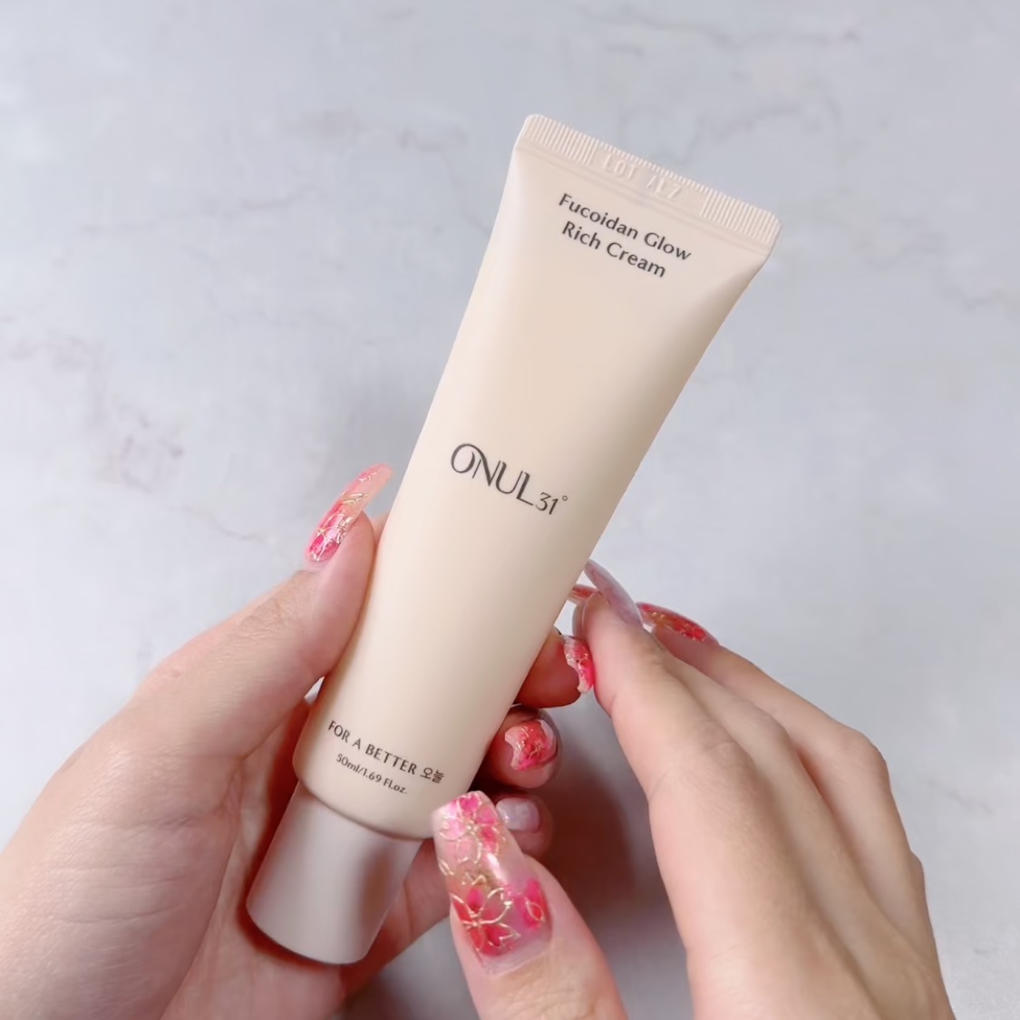 フコイダングローリッチクリーム /ONUL31/フェイスクリームの動画クチコミ1つ目