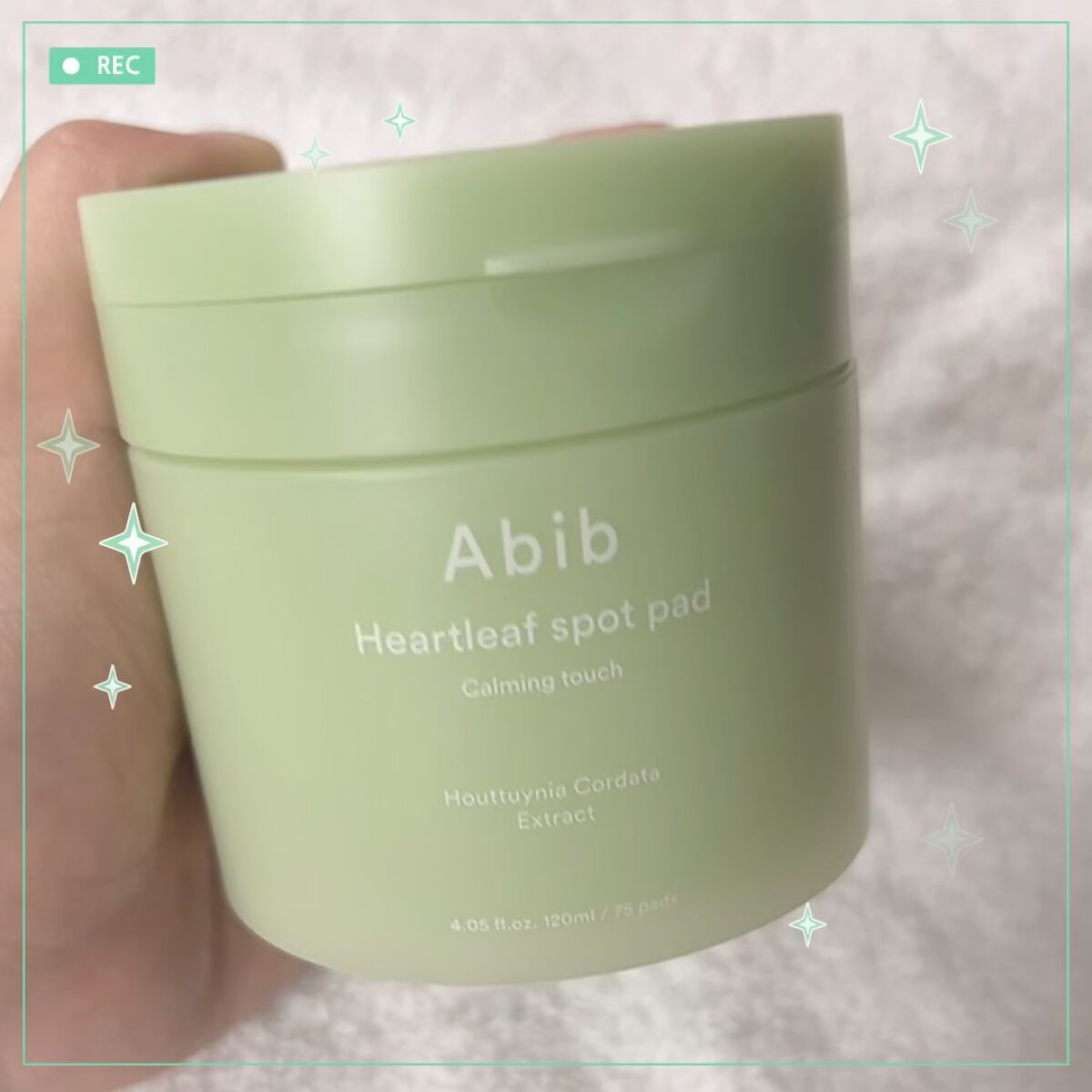 ドクダミカーミングタッチスポットパッド/Abib /トナーパッドを使ったクチコミ（1枚目）