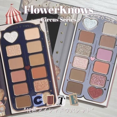 サーカスシリーズ12色アイシャドウパレット /FlowerKnows/アイシャドウパレットを使ったクチコミ（1枚目）