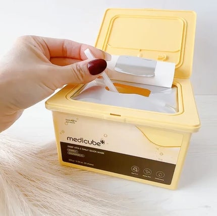 ディープ ビタC デイリー クイック マスク/MEDICUBE/シートマスク・パックを使ったクチコミ(3枚目)