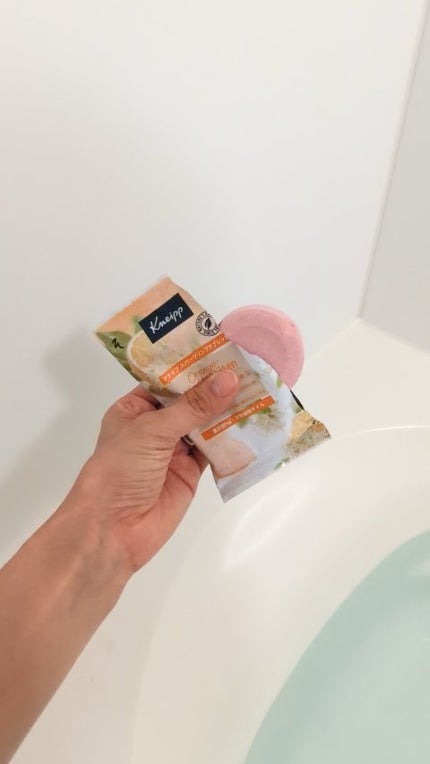 クナイプ スパークリングタブレット オレンジ・リンデンバウム <菩提樹>の香り /クナイプ/炭酸系入浴剤の人気ショート動画