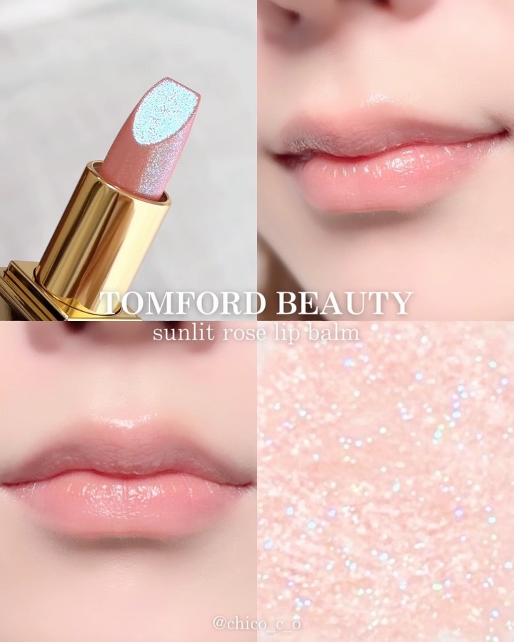 サンリット ローズ リップ バーム/TOM FORD BEAUTY/口紅を使ったクチコミ（1枚目）