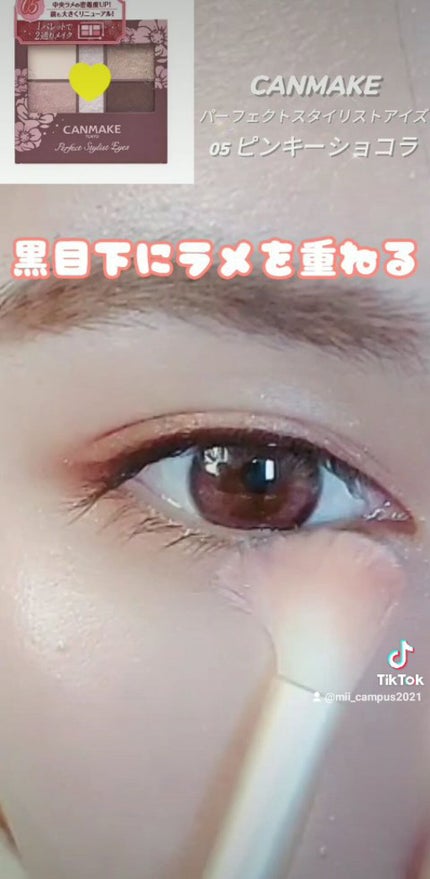 【旧品】パーフェクトスタイリストアイズ/キャンメイク/アイシャドウパレットの人気ショート動画