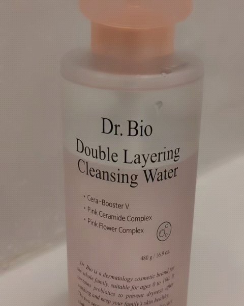 ダブルレイヤリングクレンジングウォーター/Dr.Bio/クレンジングウォーターを使ったクチコミ（2枚目）