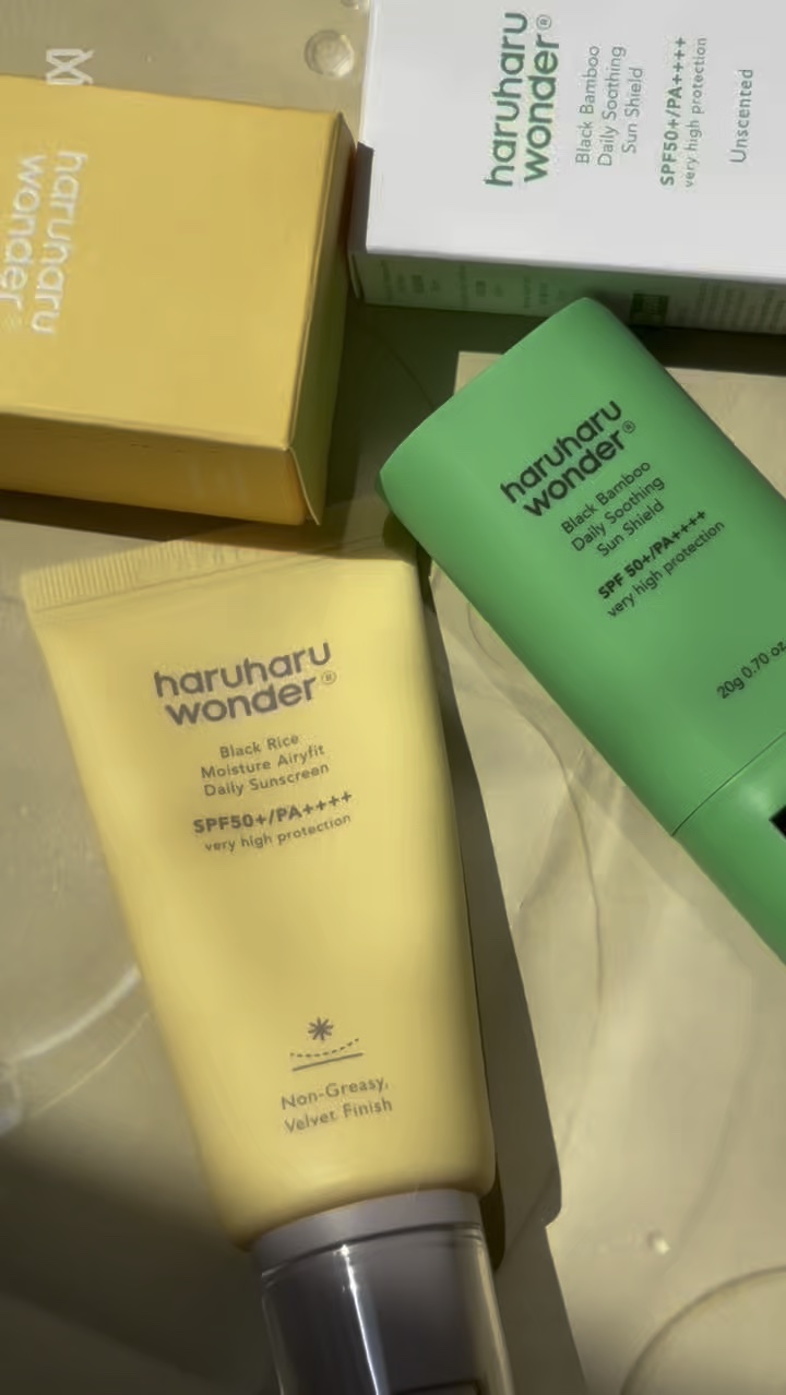 ブラックバンブーデイリー スージングサンシールド 20g SPF 50+/PA++++/haruharu wonder/日焼け止めスティックの人気ショート動画