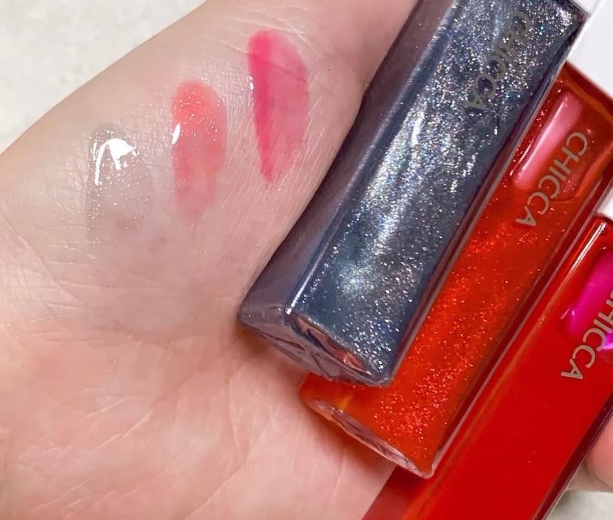 メスメリック グロスオン/CHICCA/リップグロスを使ったクチコミ（1枚目）