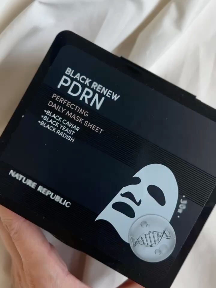 ブラックPDRN デイリーシートマスク/ネイチャーリパブリック/シートマスク・パックを使ったクチコミ（2枚目）