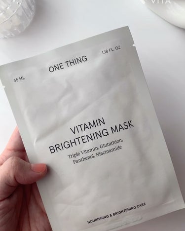 ビタミンブライトニングマスク/ONE THING/シートマスク・パックを使ったクチコミ（4枚目）