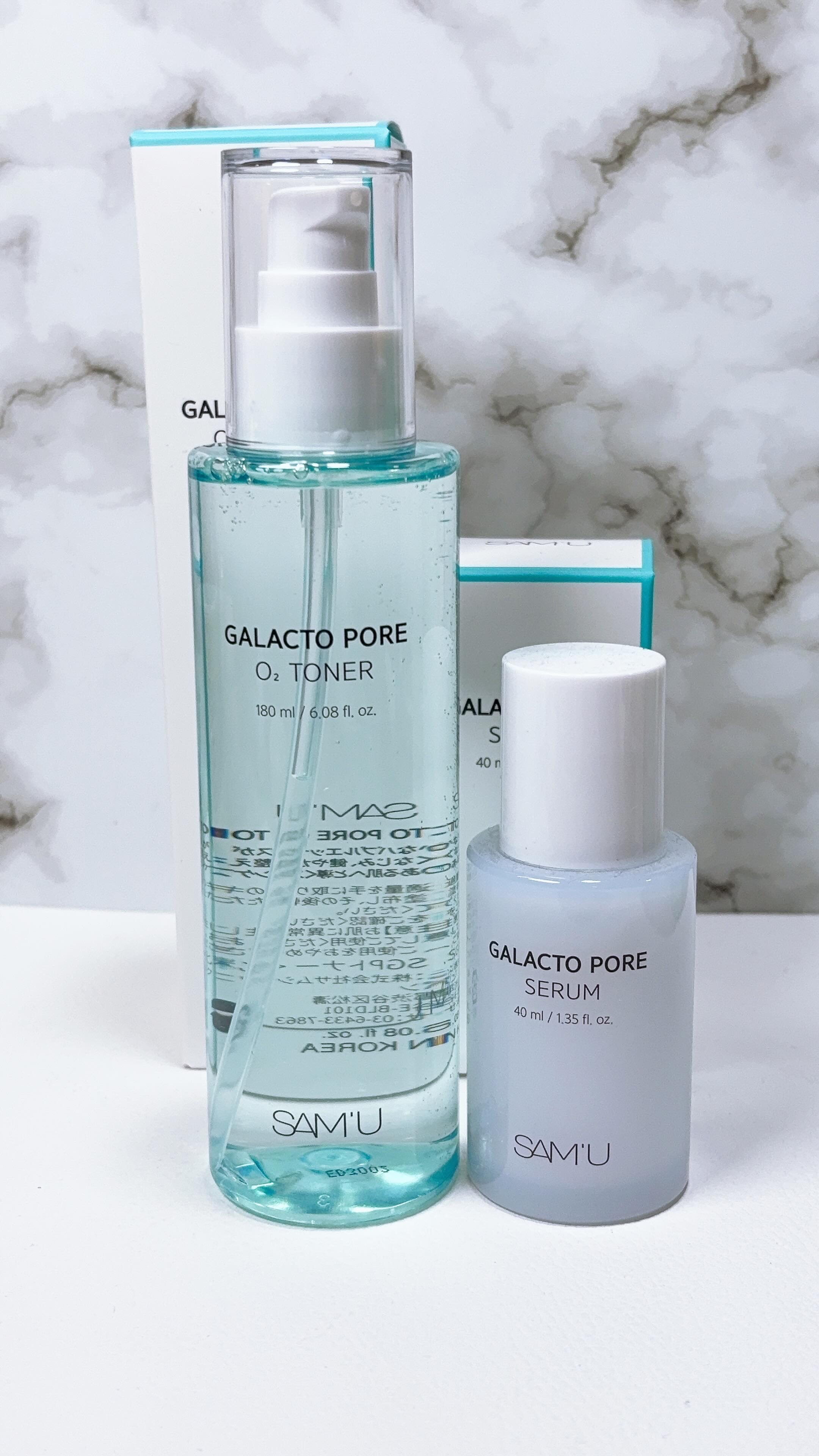 SAM'Uアンバサダーとしての投稿になります😊

\ 始めない？澄んだ印象の肌を目指す、毎日の毛穴ケア習慣。/

SAM'U-サミュ-『ガラクトポア O₂トナー・ガラクトポア セラム』を使ってみたよ❣️
サミュファンならずとも今年ヒット商