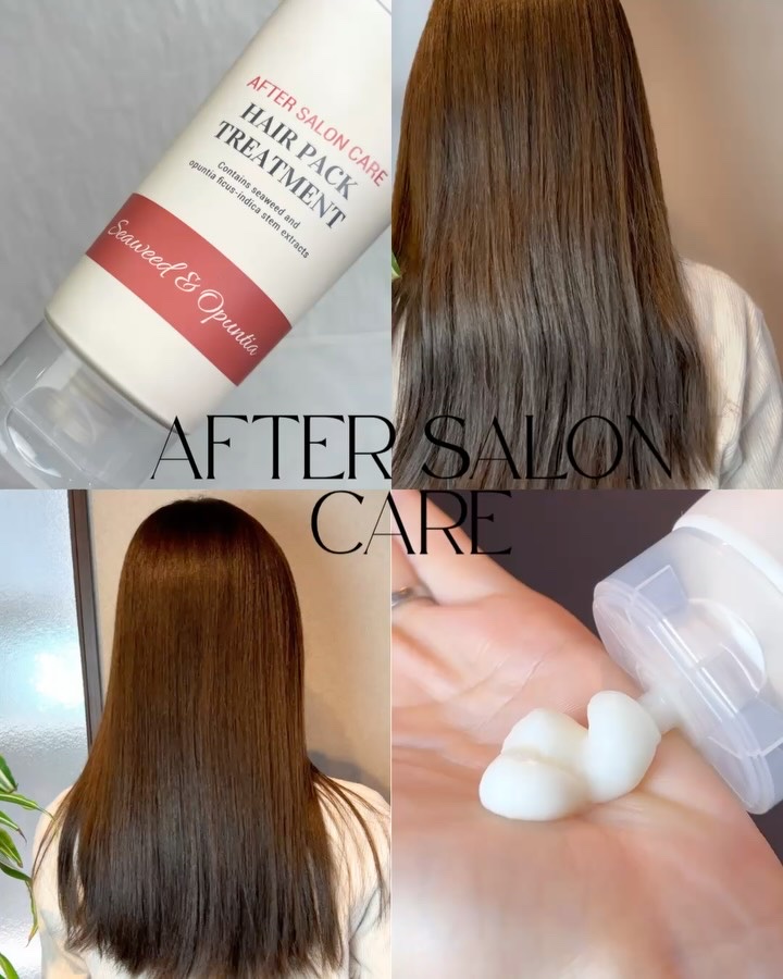 CULRY SHYLL AFTER SALON CARE HAIR PACK TREATMENTのクチコミ「公式オンラインモール
レビュー評価★5の実力派トリートメント

サロン帰りの質感を家でも再現で.....」（2枚目）