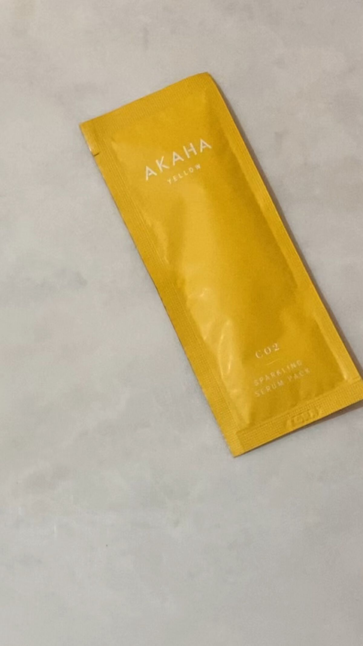 スパークリングセラムパック【YELLOW】/AKAHA/シートマスク・パックを使ったクチコミ（1枚目）