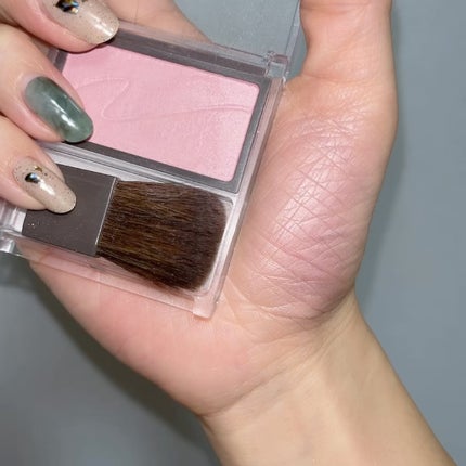 チークブラッシュ/CEZANNE/パウダーチークを使ったクチコミ(4枚目)