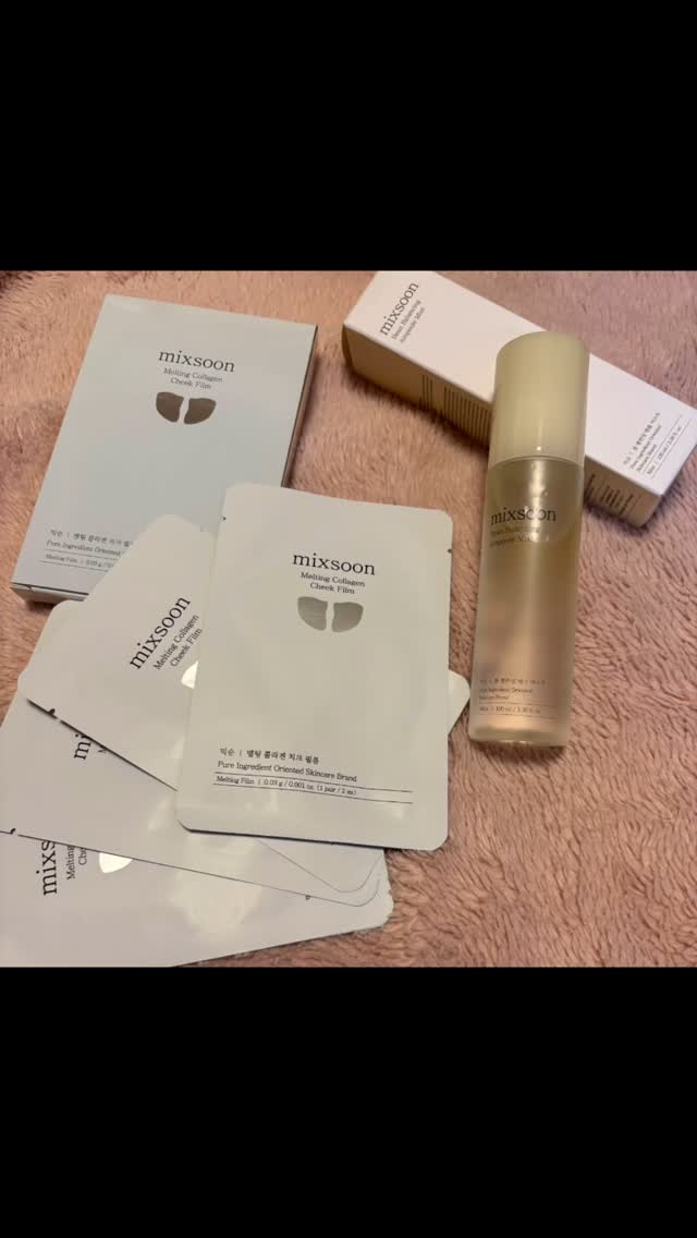 メルティングコラーゲンチークフィルム/mixsoon/シートマスク・パックの動画クチコミ2つ目