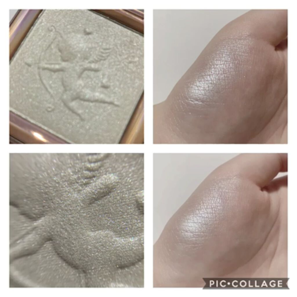 エンジェルキューピッドキスハイライター S01 パールホワイト/ZEESEA/パウダーハイライトを使ったクチコミ（3枚目）