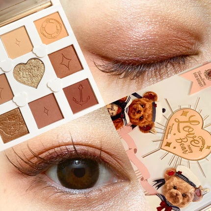 Love Bear 9色 アイシャドウパレット/FlowerKnows/アイシャドウパレットの人気ショート動画